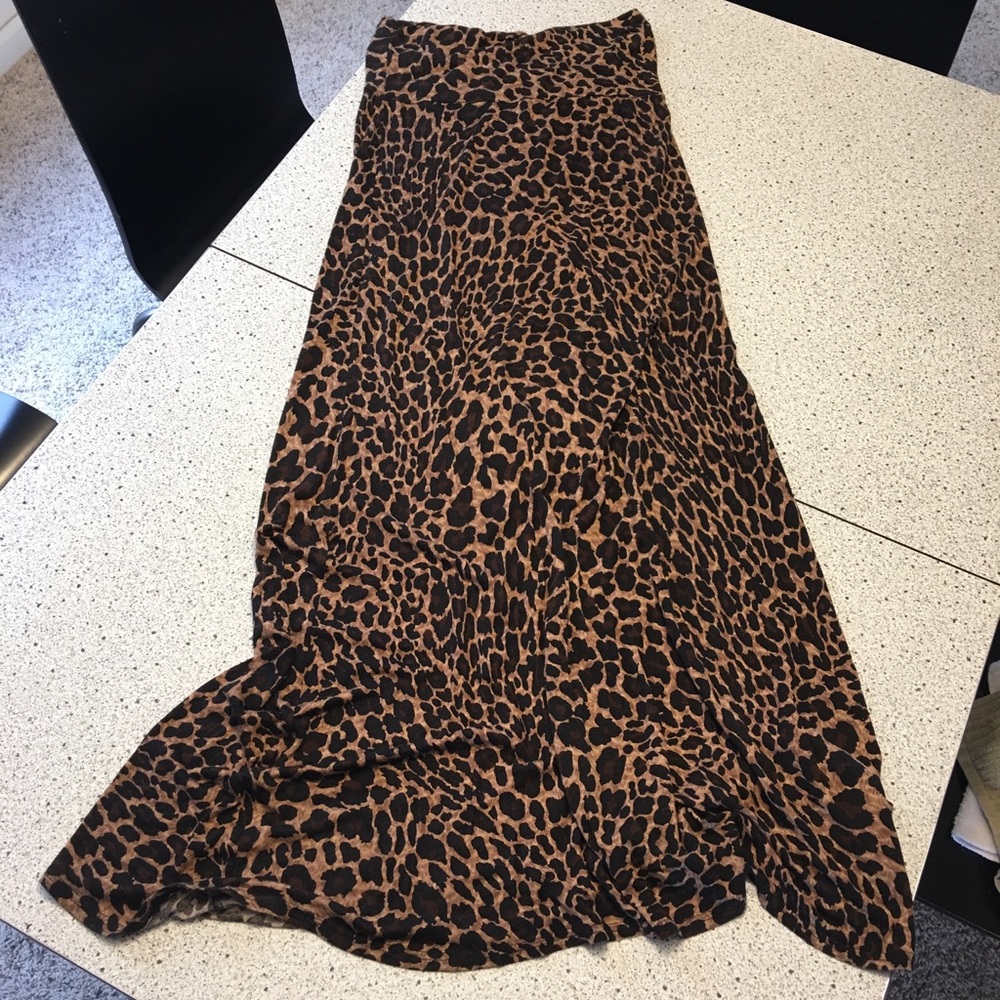 Cheetah Maxi Skirt